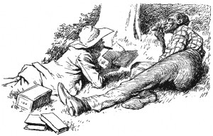 ... by Schrodter from 1898 edition of ADVENTURES OF HUCKLEBERRY FINN