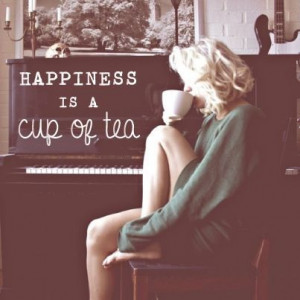 ... Earl Gray in the morning, please. She reminds me of Marilyn Monroe