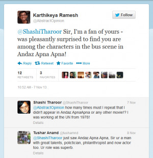 Twitter Jokes Shashi Tharoor Andaz Apna