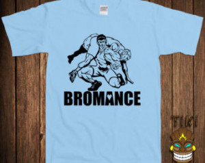 Funny T-shirt Wrestling Support Gay Rights Tshirt Tee Shirt Bromance ...