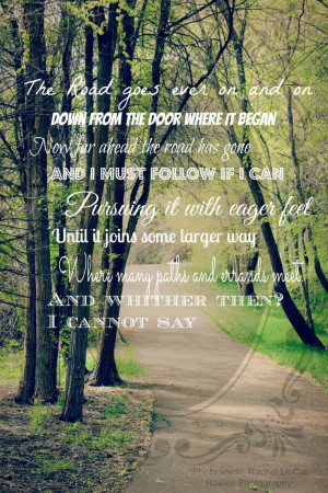The Road Goes Ever On and On: Bilbo Baggins quote #lotr #fotr #bilbo # ...