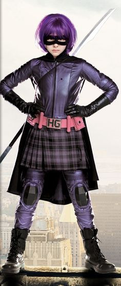 Hit girl!! I would so love to be her for Halloween this year she ROCKS ...