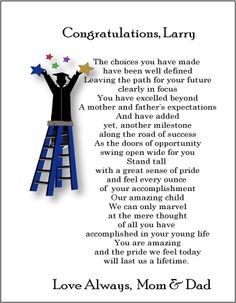 Graduation Poems For Your Daughter | Personalized Graduation Poems ...