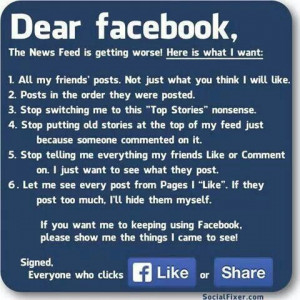 Facebook love & hate