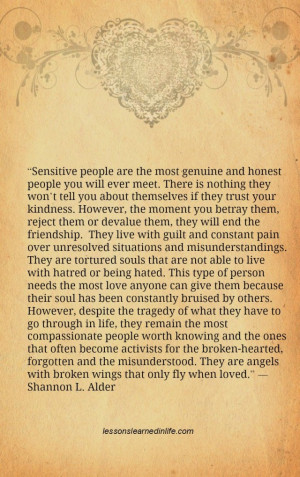 Sensitive People