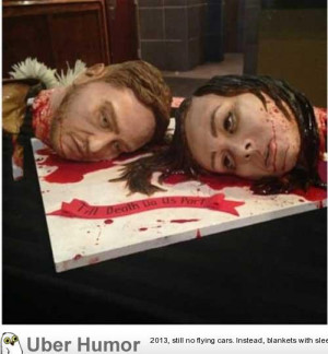 Till death do us part. Extreme wedding cake