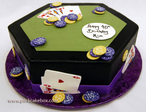 Continuing our line of casino themed cakes, this p...