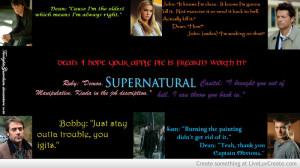 Supernatural Cast And Quotes