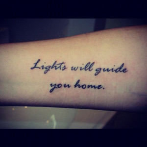 Tattoo Words Lights will Inspirational Tattoo Words