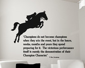 Horse-Horse decal-Quote-Horse sticker-Vinyl wall decal-35 X 26 inches