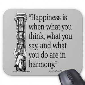 mahatma gandhi quote happiness quotes sayings mohandas mahatma gandhi ...
