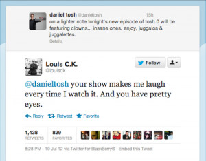 Daniel Tosh Encourages Audience Member Gang Rape” Follow-Up