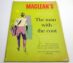 Macleans Magazine April 16 1955 The Man with the coat Morley Callaghan