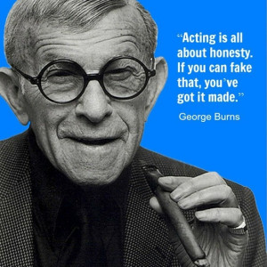 George Burns - Movie Actor Quote - Film Actor Quote #georgeburns