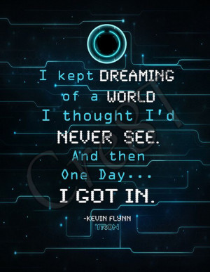 Disney Tron Legacy Movie Quote Print by Cre8T on Etsy, $2.00 Hey guys ...