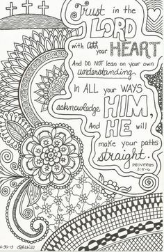 should doodle zen-style around some Bible verses! This inspirational ...