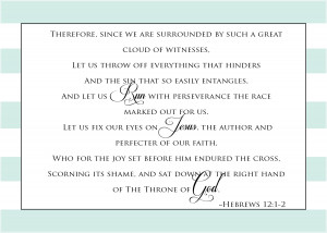 The Race Marked Hebrews 12