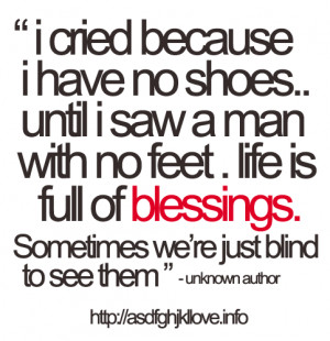 : Quotes on counting your blessings When I’m worried and I can ...