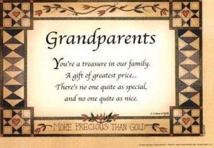 Grandparents. You’re A Treasure In Our Family. A Gift Of Greatest ...