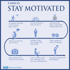 ways to stay motivated