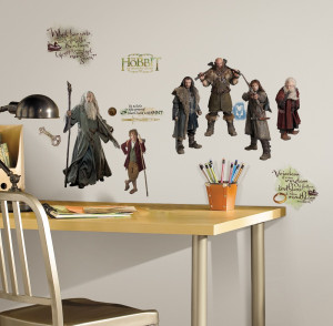 ... ® Wall Decals RoomMates® The Hobbit Peel & Stick Wall Decals