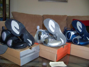 Trip to memory lane.....NIKE BATTLEGROUNDS Flightposite and Air Maxs