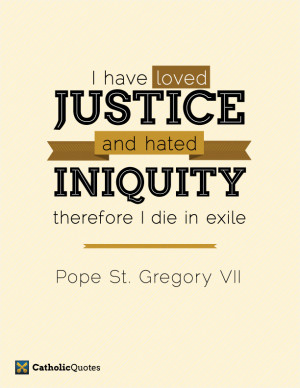 Quote Pope Gregory VII