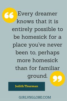 Homesick Quotes