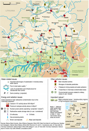 Ukraine Natural Resources Map