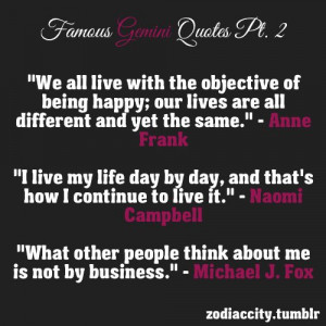 Gemini Quotes