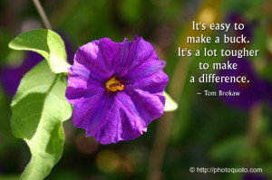 quotes about making a difference by famous people