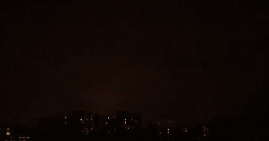 Lightning strike vaporizes cable