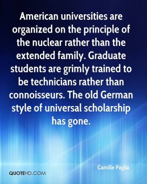 of the nuclear rather than the extended family. Graduate students ...