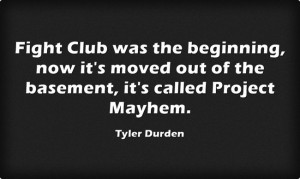 Tyler Durden line. #TylerDurden #quotes #fight #club #quotes
