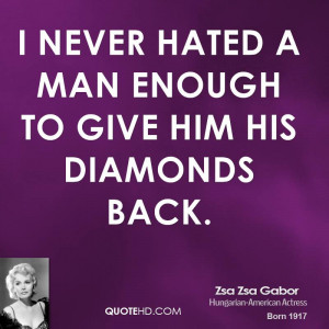 Diamonds quote #4
