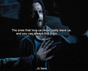 them puts hand over harry s heart in here sirius black harry potter ...