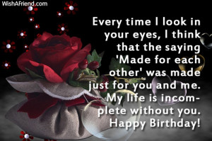 Quotes Birthday Wishes For Boyfriend ~ Birthday Wishes For Boyfriend