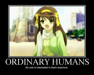 The Melancholy of Haruhi Suzumiya Motivational Posters