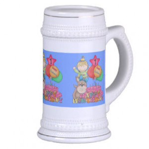 Happy Birthday Balloons Boy 1 Year Old Mugs