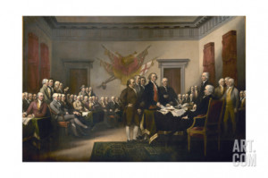 Signing the Declaration of Independence, July 4th, 1776 Giclee Print