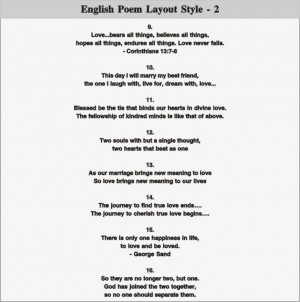 english poem layout 2 english poem layout 3 english poem layout 4 ...
