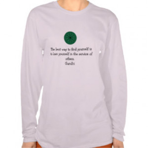 Gandhi Inspirational Quote About Self-Help T-shirt