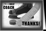 Hockey Coach Thanks card - Product #588239