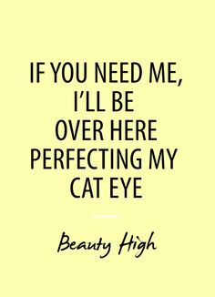 cat eye #salon #quote http://www.caprettiandco.com/