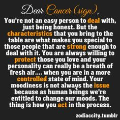 Zodiac City dear Cancer (sign): not easy to deal with, special ...