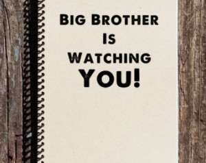 Orwell 1984 - Big Brother is Watching You - Journal, Notebook, Diary ...
