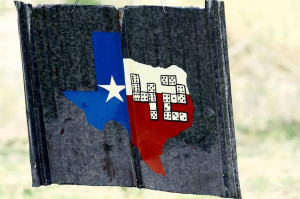 the great state of Texas, this hand-painted sigh not only told a great ...