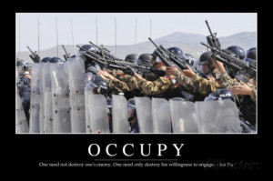 Occupy: Inspirational Quote and Motivational Poster Photographic Print