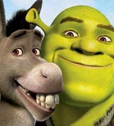 Shrek and Donkey in Shrek Forever After