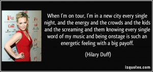 More Hilary Duff Quotes